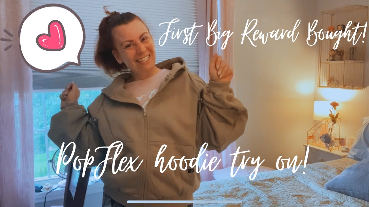 PopFlex Zip Cloud Hoodie Try On! 