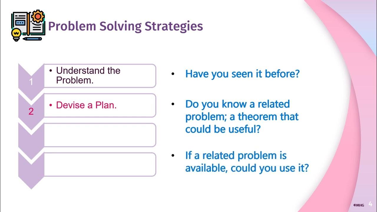 Module 2B:Lesson 3 -Problem Solving Strategies - YouTube