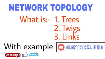 2.Trees,Twigs and Links of the graph Network Topology. Explanation with Example.