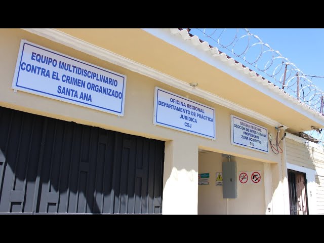 Inaugurada Oficina Regional de la Sección de Investigación Profesional en Santa Ana