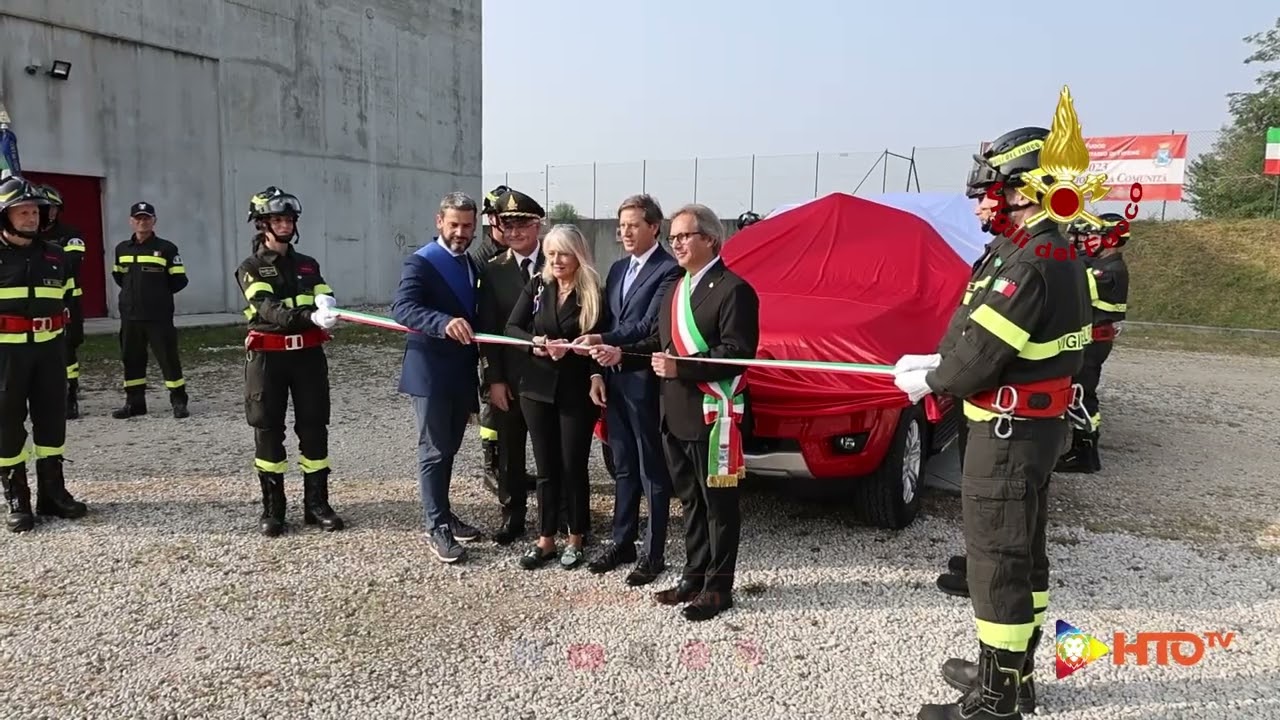 Thiene (VI) - Celebrazione 110 anni attività distaccamento Vigili del fuoco volontari - www.HTO.tv