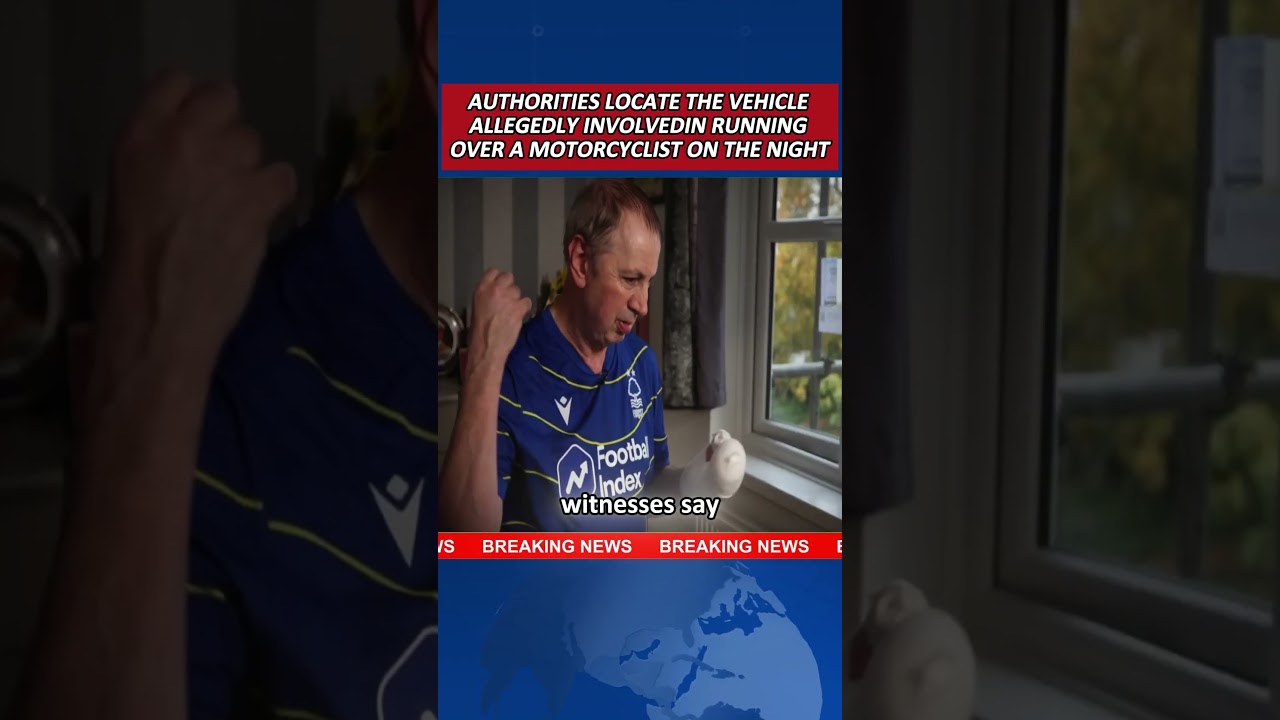 AUTHORITIES LOCATE THE VEHICLE ALLEGEDLY INVOLVEDIN RUNNING OVER A MOTORCYCLIST ON THE NIGHT