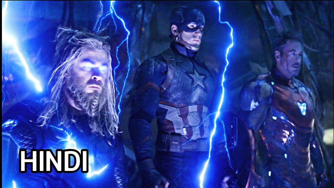 Avengers Endgame Final Battle Scene in Hindi | IRON MAN - THOR ...