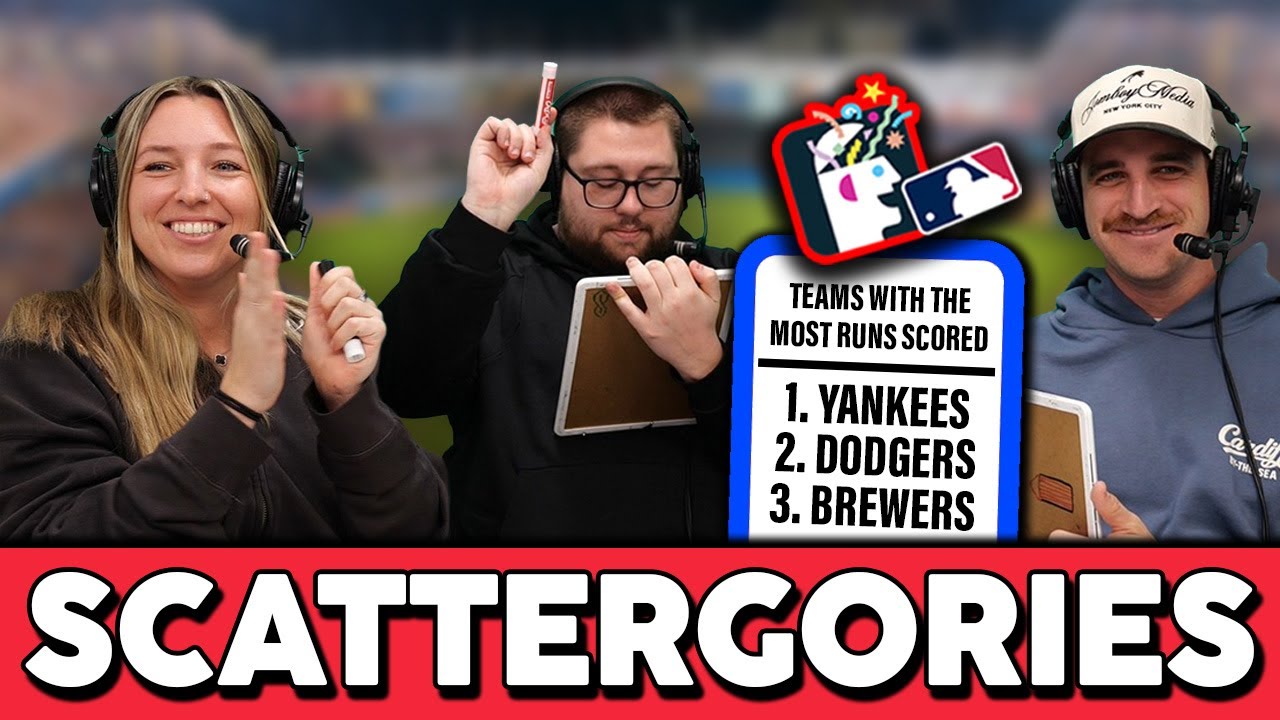 Naming MLB Teams that scored the most runs in 2025! (Scattergories)