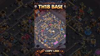 🔥 Best TH18 Base for CWL! 0% 3⭐ Rate 😱 Unbeatable Layout!