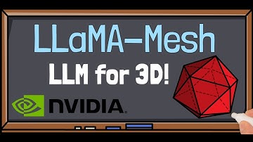 LLaMA-Mesh by Nvidia: LLM for 3D Mesh Generation