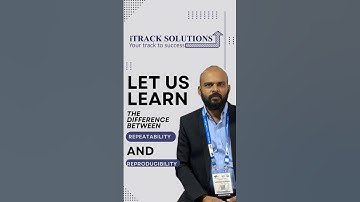 #letuslearn : Difference between a #repeatability and #reproducibility