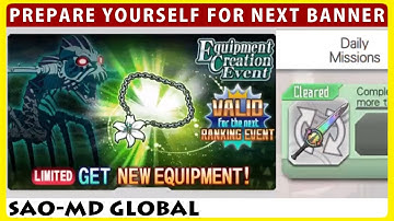 Prepare Yourself For The Next Banner & Get The Exchange Sword Mission (SAO Memory Defrag)