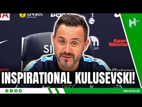 Kulusevski is an INSPIRATION | Roberto De Zerbi EMBARGO