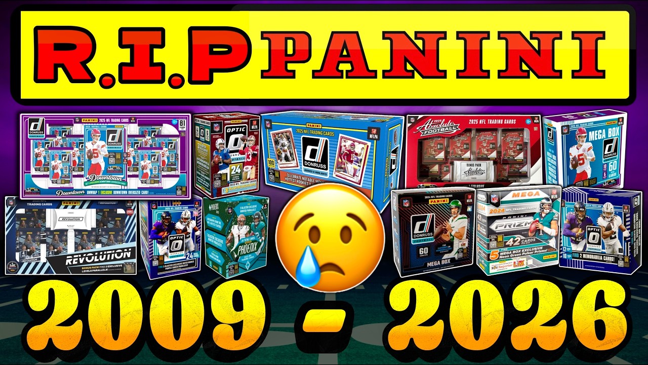 *RIP Panini😢 Football Cards Will NEVER Be The Same!💔
