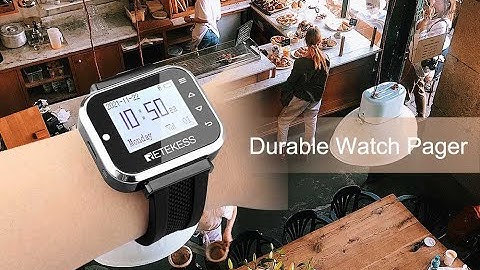 Retekess TD110 Watch Pager Functions Introduction