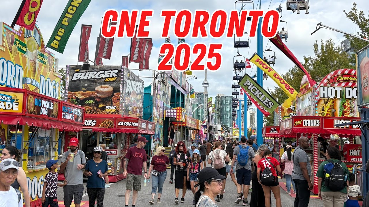 CNE Toronto 2025 - Canadian National Exhibition 4K Walking Tour