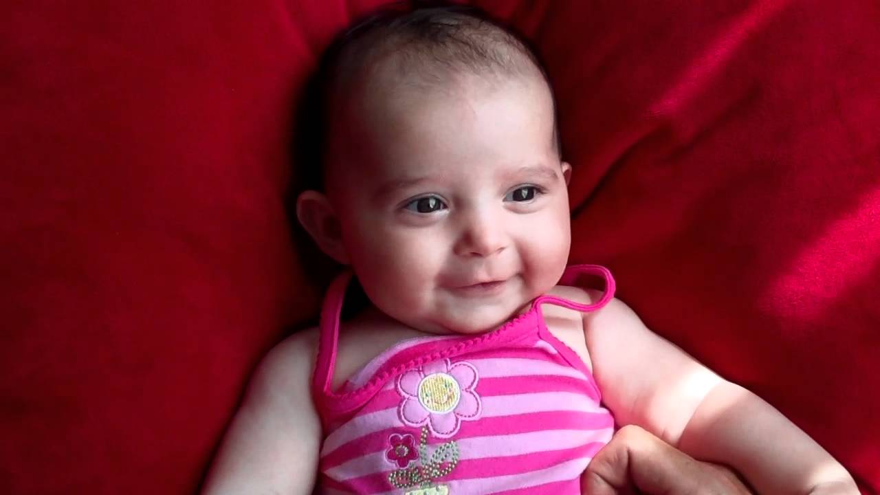 cute-baby-liliana-s-first-giggles-11-week-old-baby-youtube