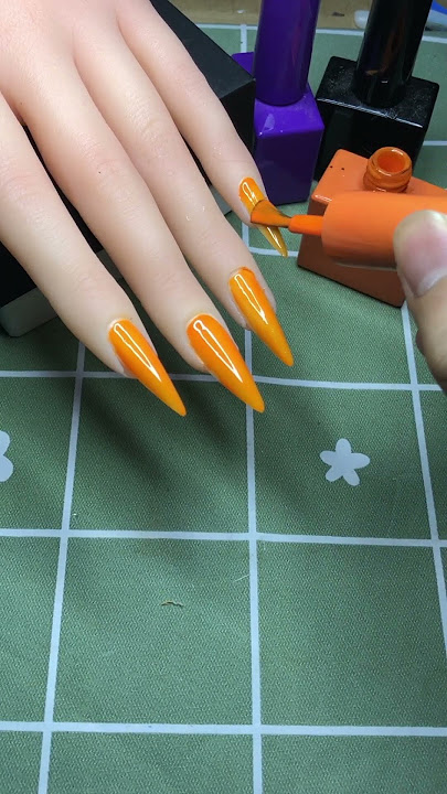 How to Paint Gel Nails Super Beautiful Super Durable #shortsvideo
