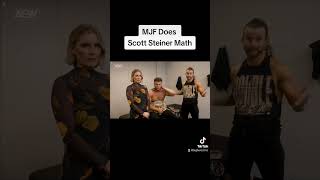 MJF Knows Scott Steiner Math #aew #aewdynamite  #mjf