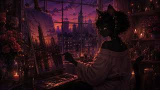 Painting the Sunset 🎨 Soft Piano Music & Cozy Evening Ambience screenshot 4