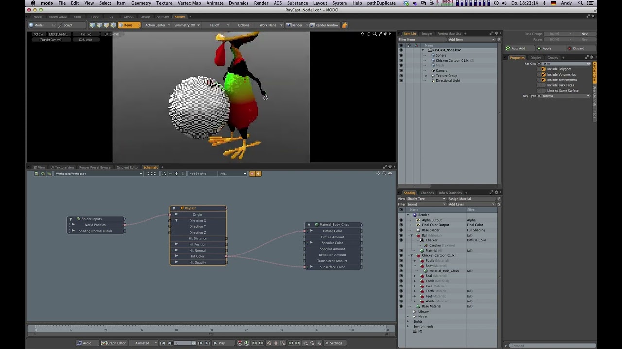 Nodal Shading Ray Cast Node pt1