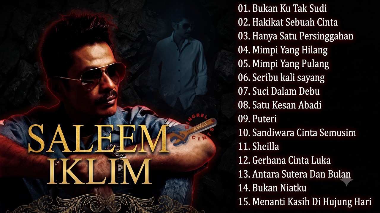 FULL ALBUM SALEEM IKLIM Terbaik Sepanjang Masa - Lagu Malaysia Lama Terpopuler