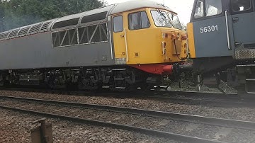 Double header class 56 blowing out a fantastic 7 tone
