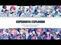 B-Project - Supernova Explosion lyrics (color coded kan/rom/eng/indo)