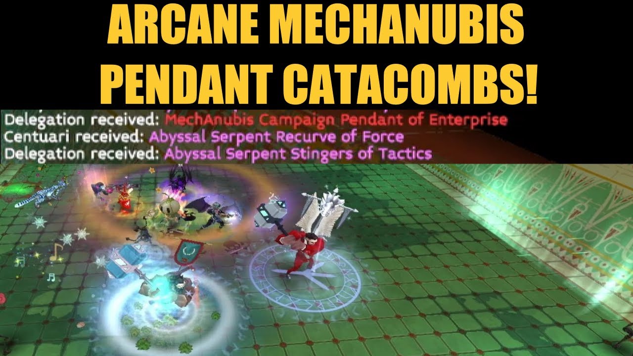 ARCANE LEGENDS "ARCANE MECHANUBIS PENDANT arcanelegends