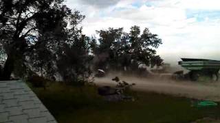 Bad wind storm in Worland, WY