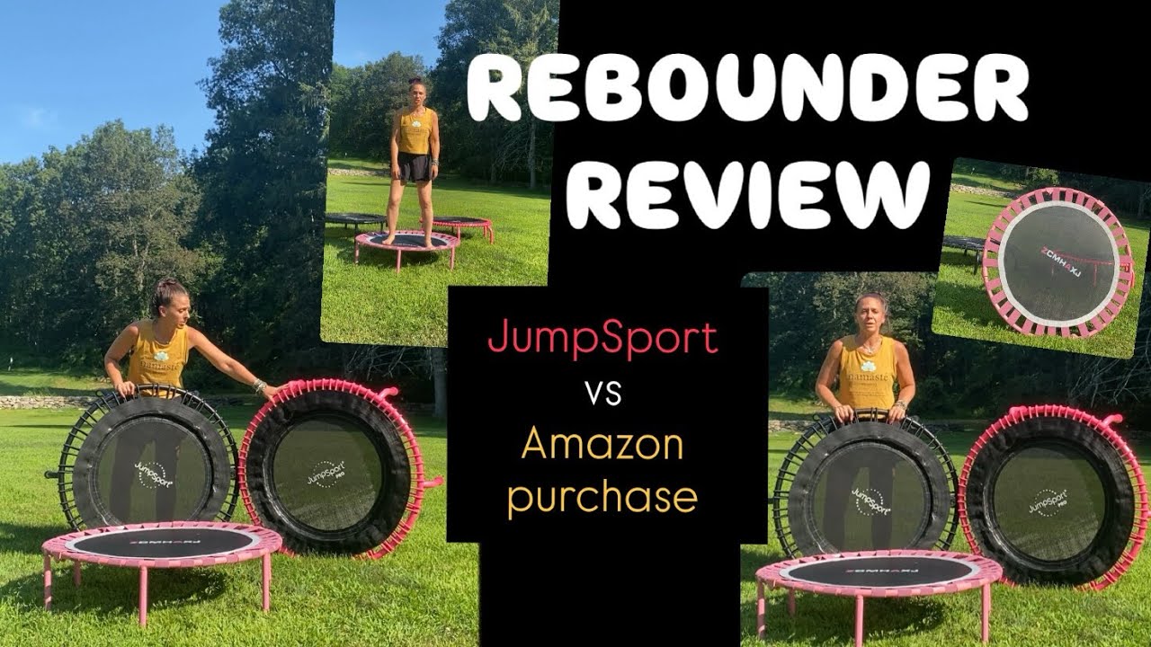 REBOUNDER REVIEW!! JumpSport (models 350 and 350Pro) vs Amazon trampoline (ZCMHAXJ)