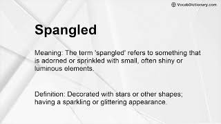 Spangled Meaning