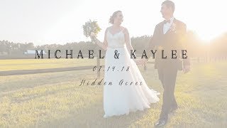 Hidden Acres Wedding Feature Film | Michael & Kaylee, Marion, SC. Hidden Acres Wedding Feature Film | Michael & Kaylee, Marion, SC.