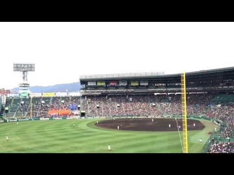 2017 センバツ高校野球 宇部鴻城 vs 大阪桐蔭 4回表　Japan high school baseball Tournament