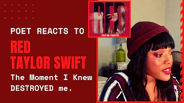 Poet REACTS to TAYLOR SWIFT'S RED DELUXE - (FIRST LISTEN EVER)