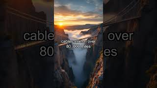 The Limits of Human Strength: Suspension Bridges That Defy Gravity #shorts #viral #trending