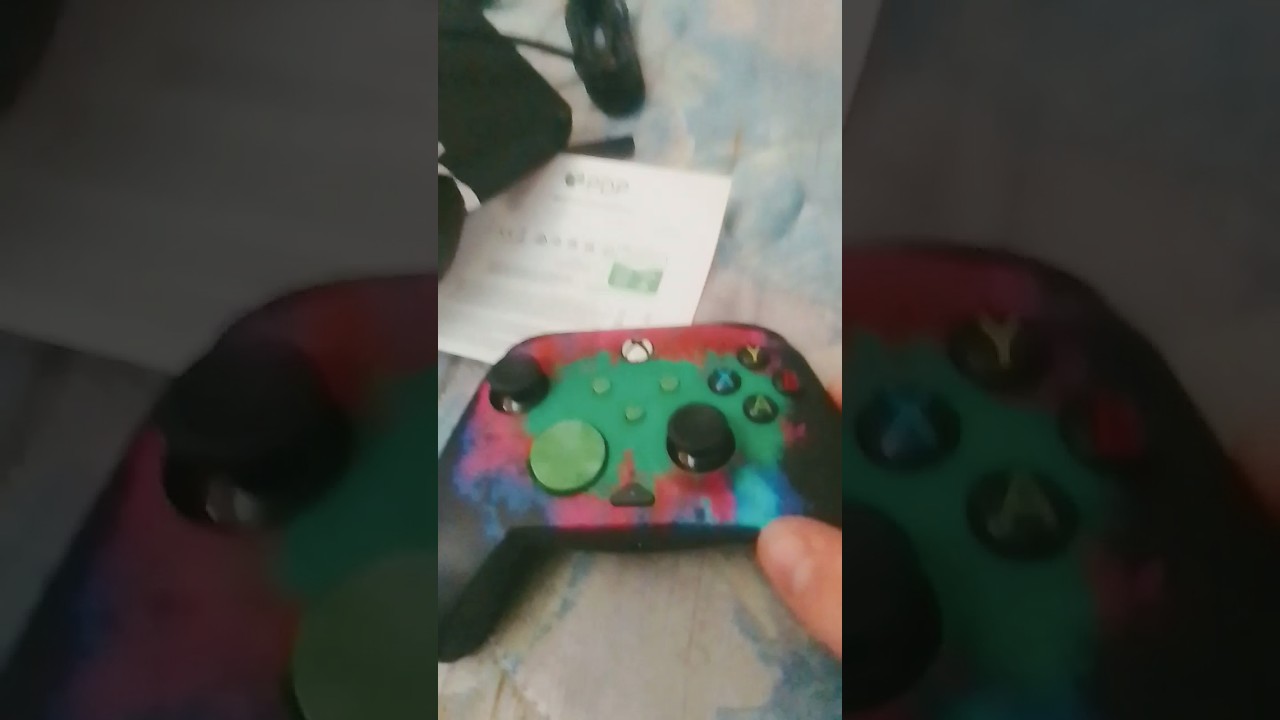 unboxing  Xbox One rematch glow space dust controller