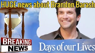 Famous BREAKING NEWS TODAY's | Brandon Barash reveals shocking fans Days of our lives on Peacock Wealth