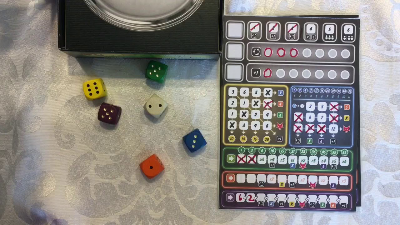 How to win Ganz Schon Clever (followed by play through)
