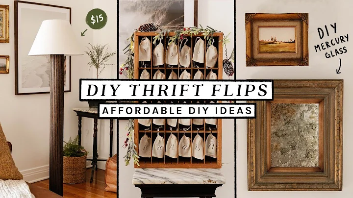 DIY THRIFT FLIP HOME DECOR + FURNITURE 🪚 🔨 Budget Friendly Home Decor Hacks!