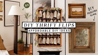 DIY THRIFT FLIP HOME DECOR + FURNITURE   Budget Friendly Home Decor Hacks!