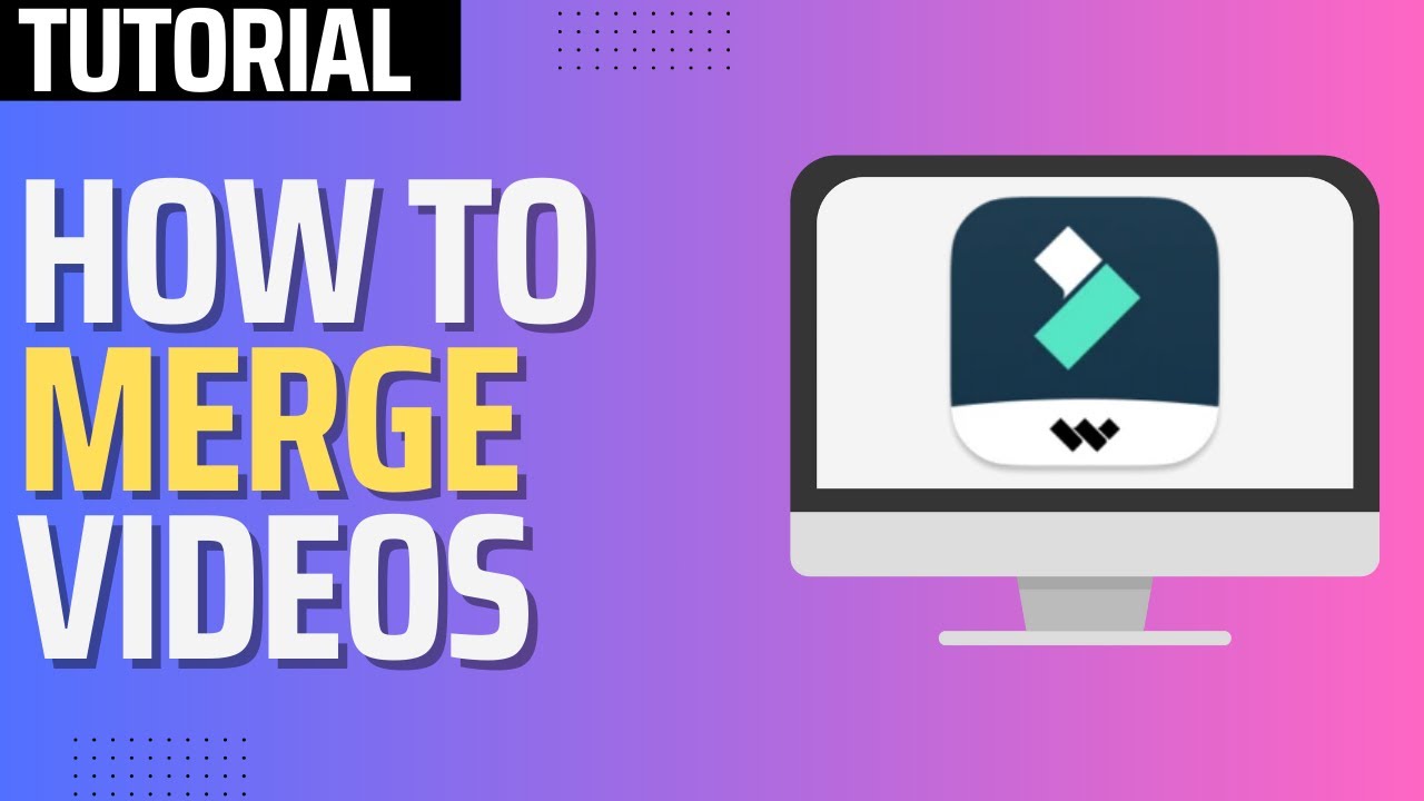 How To Merge Two Video Clips Into One in Timeline of Filmora 14 - YouTube