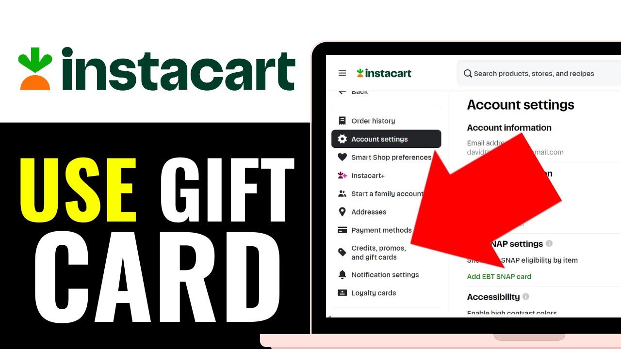 How to Use a Gift Card on Instacart 2026 (EASILY)