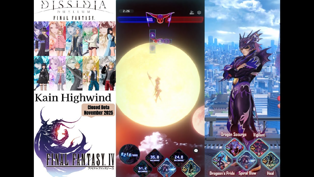 Dissidia Duellum Final Fantasy - Unleash Kain's Power!