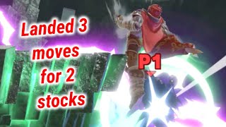 Landed 3 moves for 2 stocks