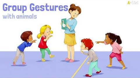 동물과 함께하는 그룹 제스처ㅣ수업 게임ㅣ열기