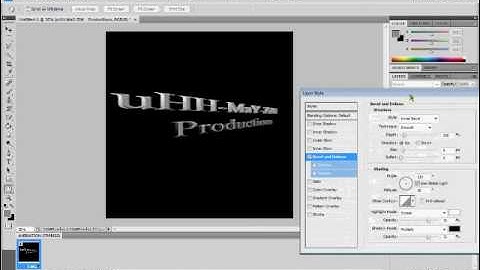 How to make 3D Text in PhotoShop Cs4/Cs3