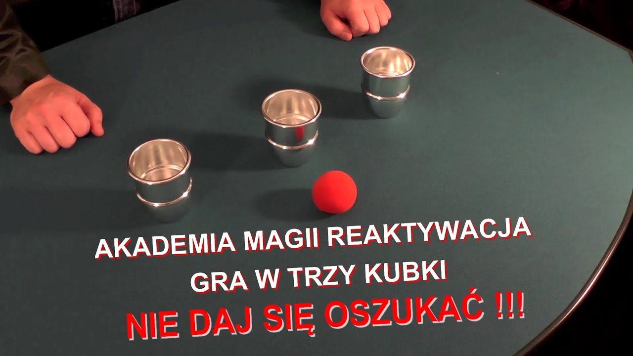 Akademia Magii Reaktywacja - nie daj się oszukać - gra w trzy kubki - sekret - sztuczki magiczne
