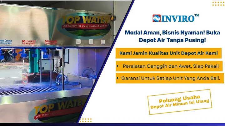 1000 GPD RO Drinking Water Depot with 2 Water Bag Filling Stations 🙏