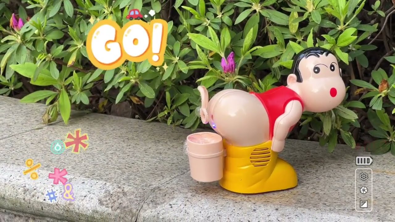 Funny Crayon Shinchan Bubble Maker