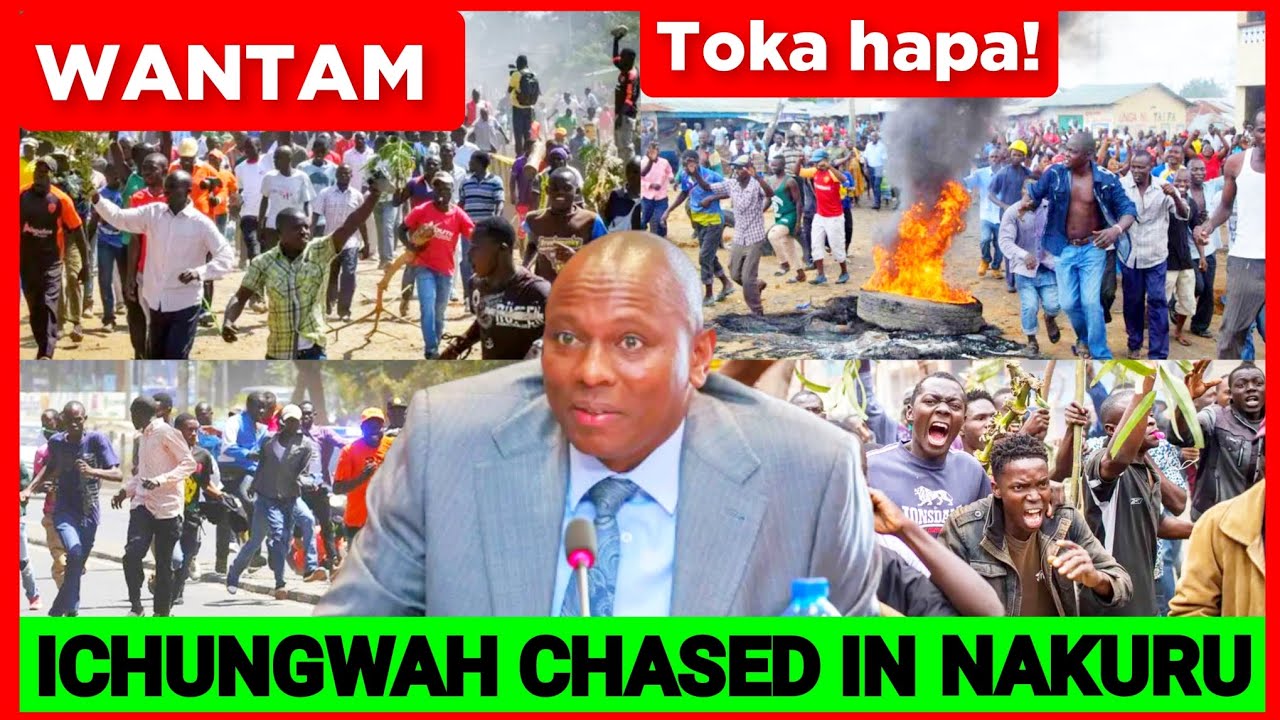 Kwenda Kabisa! Msaliti! Mp kimani Ichungwah Chased in Heckled in Nakuru over Fake Promises & lies