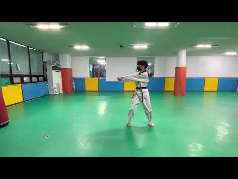 2021 백석대학교 총장배 온라인 국제 태권도대회 (도장리그) - 신태인태권도 중등부 오지환