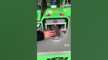 Full-automatic round pipe grooving machine, round pipe grooving equipment,