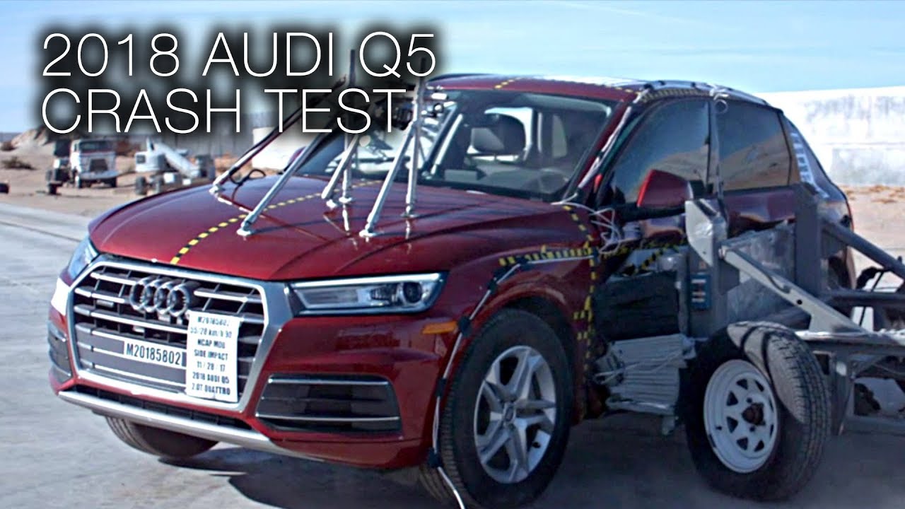 Audi Q5 (2018+) Side Crash Test - YouTube
